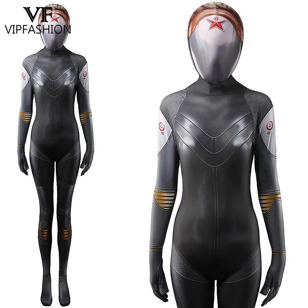 

VIP Fashion Atomic Heart Game Cosplay Costume Woman Sexy Full Cover Zentai Bodysuit Punk Robot Jumpsuit Halloween Party Outfit