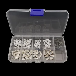 60Sets JST 1.25 1.25mm 2/3/4/5Pin Male Plug Female Socket Housing Terminal Connector Wire Connectors Kits