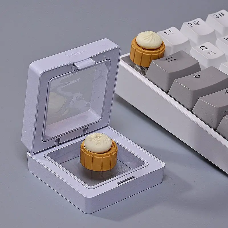

Xiaolongbao keycap buns gourmet steamer magnetic suction separate decompression design mechanical keyboard MX axis personalized