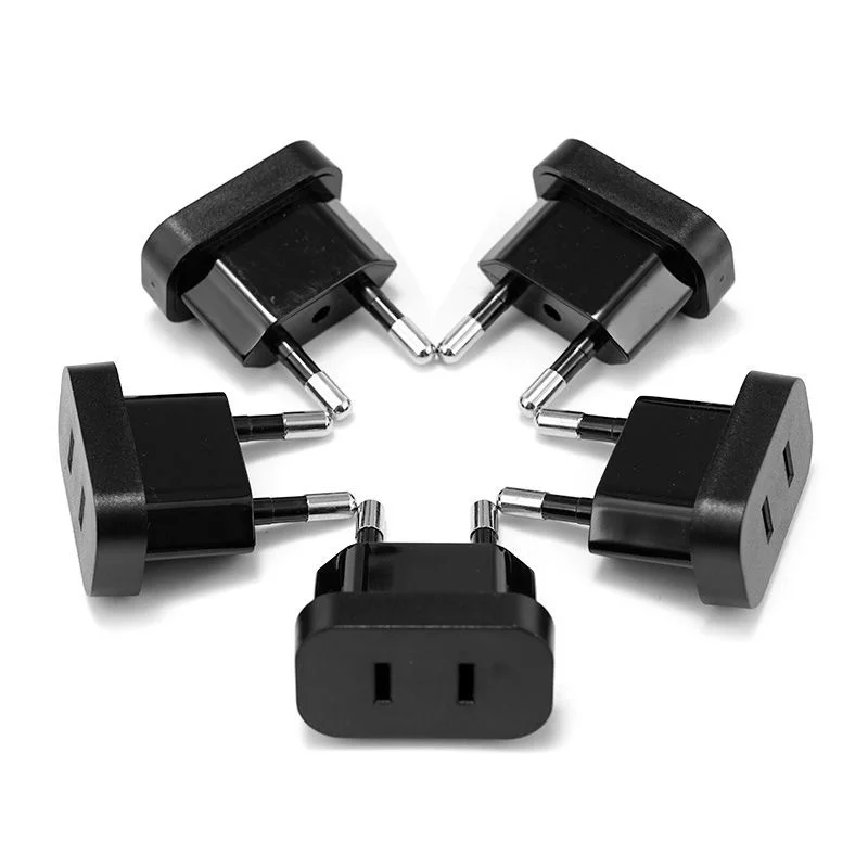 4.0/4.8mm 220V Power Plug Adapter US To EU Euro Europe Plug Power US To EU Plug Converter Travel Adapter Power Converter Outlet