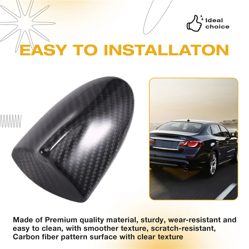 【Prix Goutte! !】 Autocollants de décoration pour Infiniti G37 Q50 Q60 Q70 Q70L, couverture d'antenne, Modification extérieure