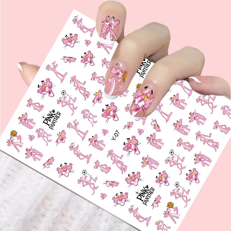 Cartoon Mickey Personality Logo Nail Sticker Disney Character Adhesive Stickers Nail Slider Stitch Cartoon Nail Art Decoration
