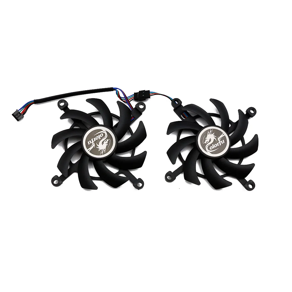 2PCS 85MM RTX 2060 2060Super GPU Fan For Colorful GeForce RTX2060 GTX 1660 TI 1660 Super Graphics card cooling fan