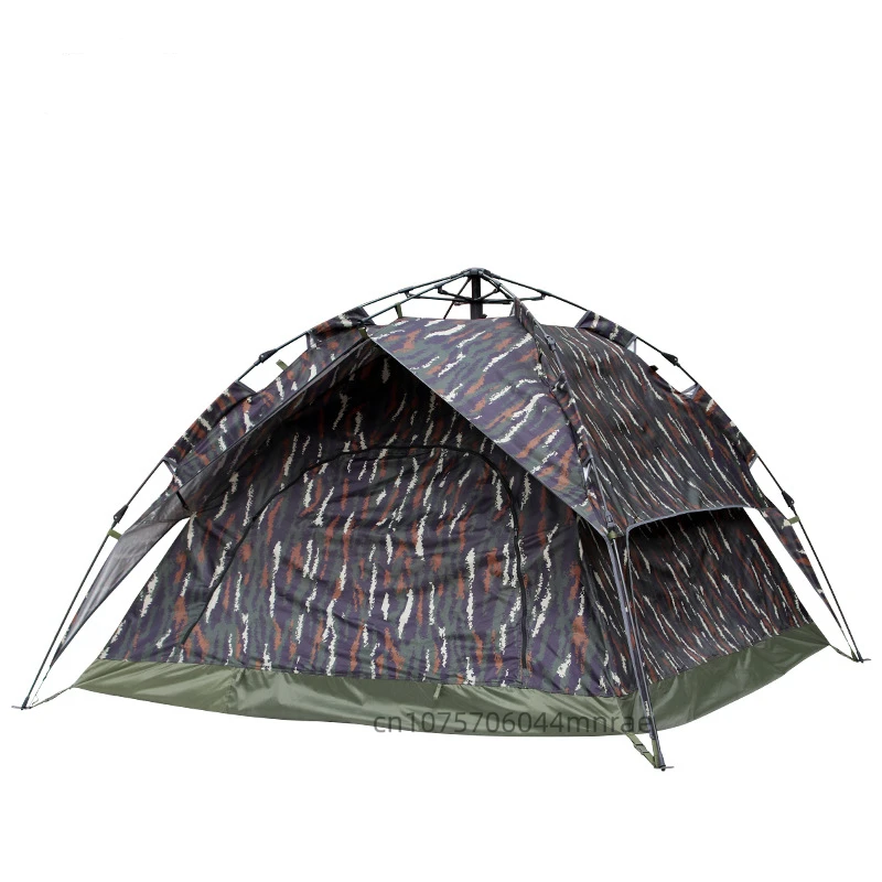 New Single Person Automatic Tent, Outdoor Double-layer Explosion-proof Rain Speed Opening Tent, Outdoor Camping Equipment