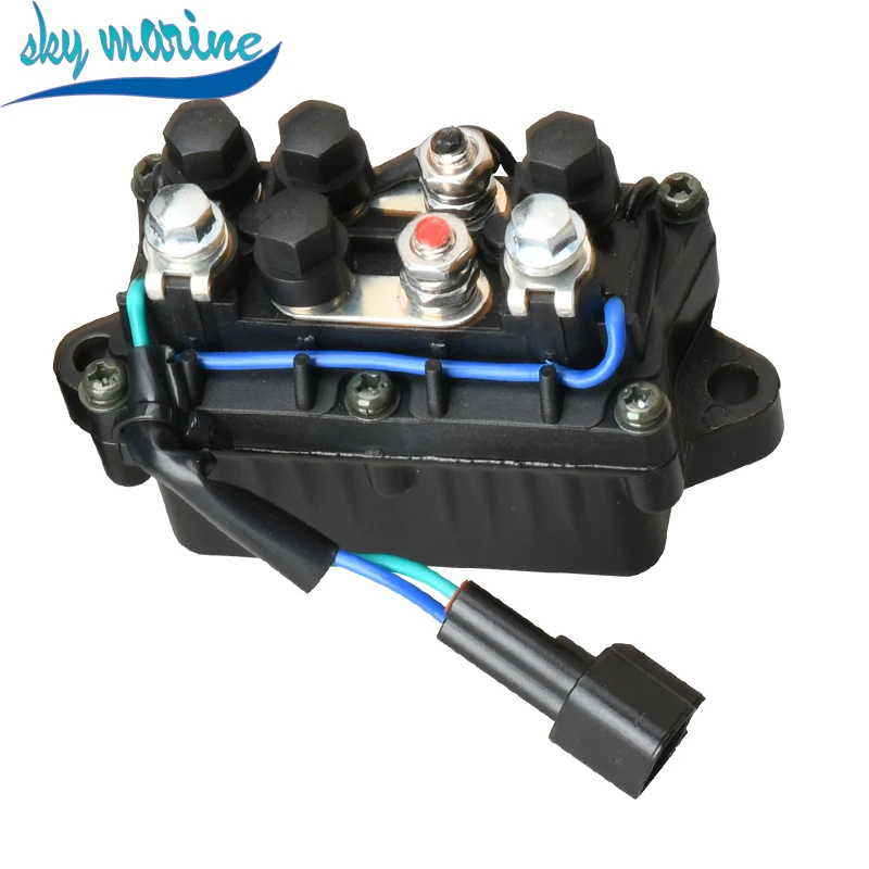 

63P-81950 63P-81950-00 Trim Relay 2PIN For YAMAHA Outboard Motor 50 60 70 90 115 150HP 63P-81950-02 63P-81950-01