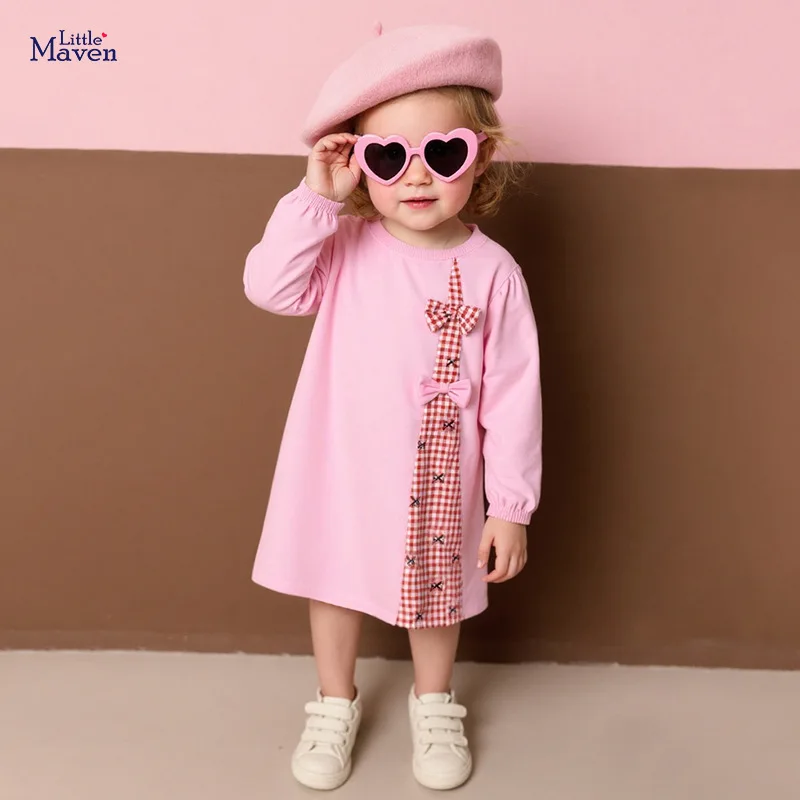 فستان بناتي فستان أطفال بنمط لطيف فستان أميرات الخريف للفتيات