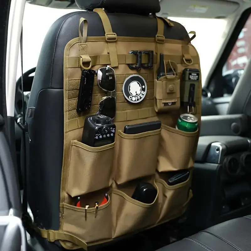 

New car tactical storage bag Multifunctional car seat Rear seat storage bag Car storage bag