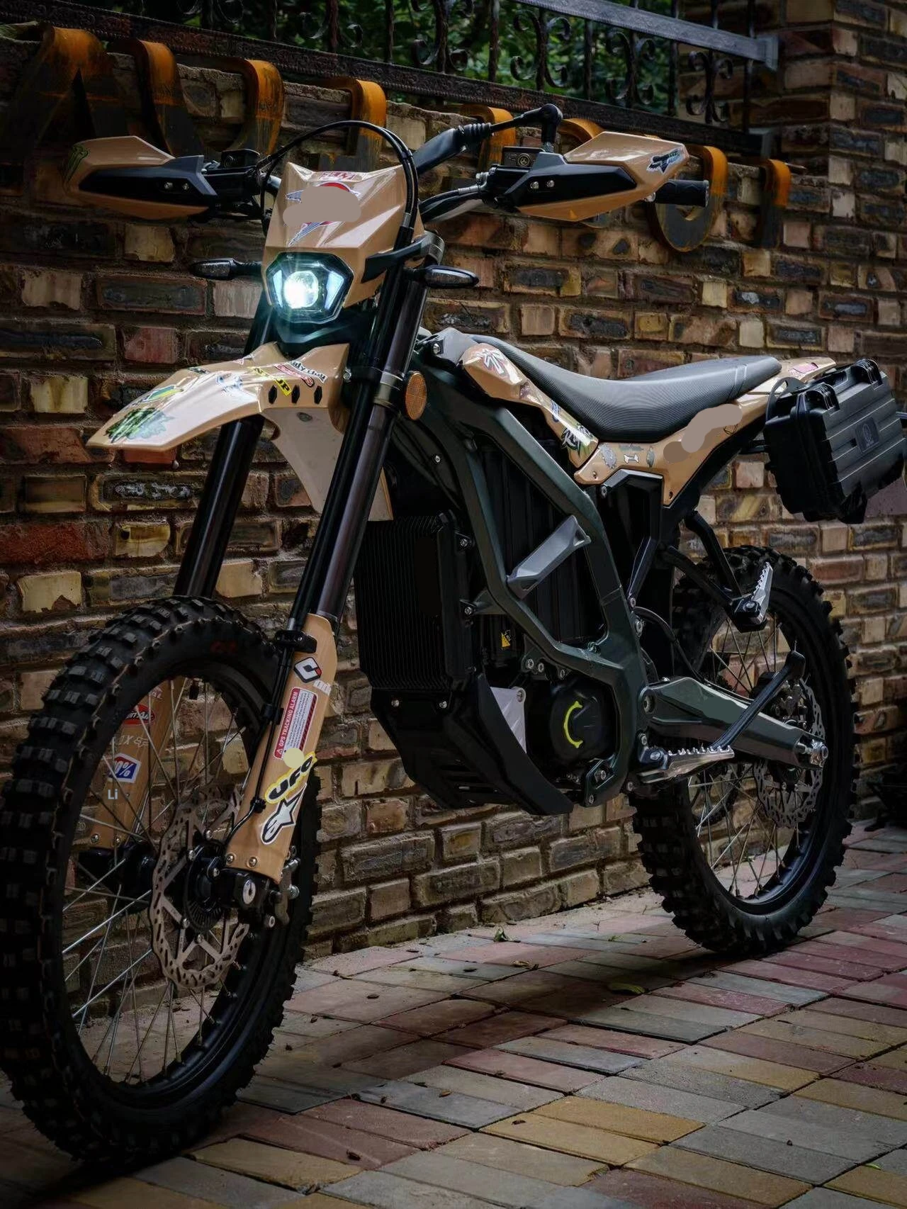 Side Bag Bracket Mounting System for SurRon Ultra Bee Dirt Bike, Side Case Luggage Rack, Non-destructive Modification Accessorie
