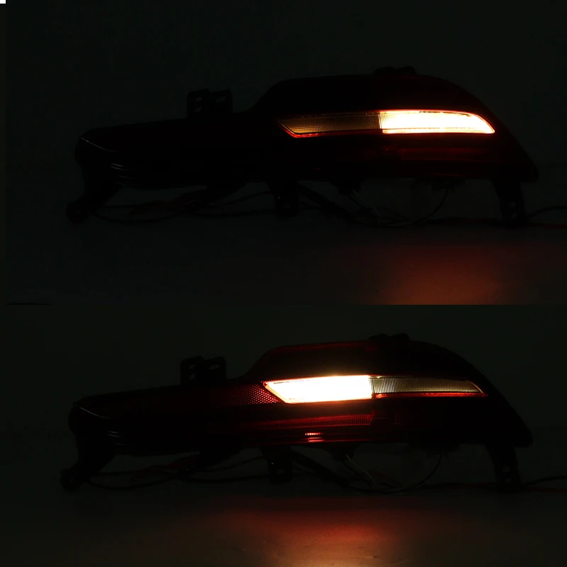 For Changan UNI-V UNIV 2022-2023 Car Rear Bumper Light Brake Lamp Rear Fog Light Middle Reflector Light Turn Signal Light Lamp