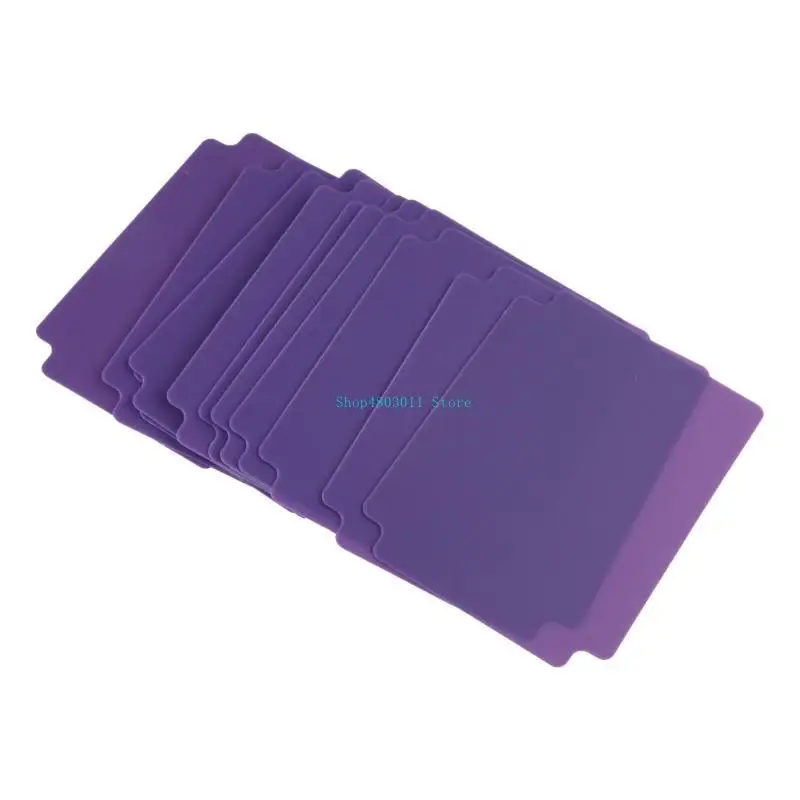 

T3LD Trading Card Divider Multicolor Card Page Divider Frosted Card Separator for w/