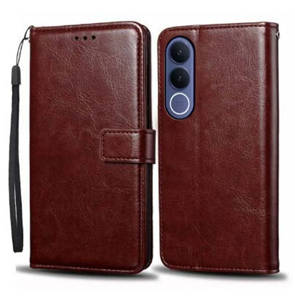 V70fe Case For Vivo V70 FE Case Luxury Leather Flip Wallet Cover For Vivo V70 FE Case Vivo V70fe Book Cover Coque Fundas Shell