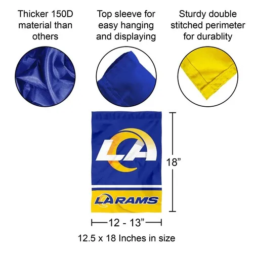 LA Rams LA Logo Official Garden Yard Banner Flag hhp