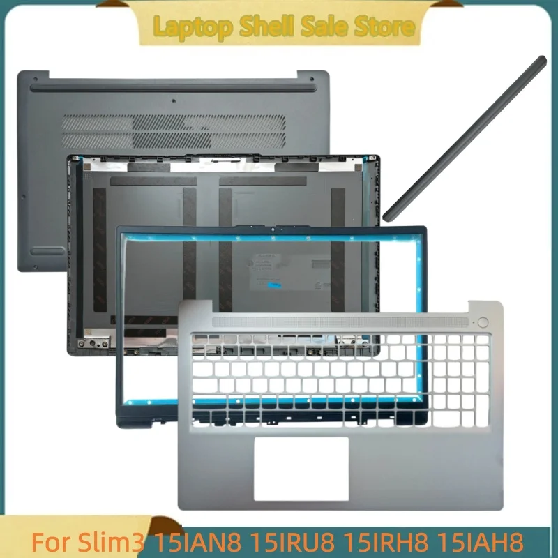 New Gray For Ideapad Slim3 15IAN8 15IRU8 15IRH8 15IAH8 Lcd Back Cover/hinge Cover/Upper Palmrest Cover/Bottom Base Cover
