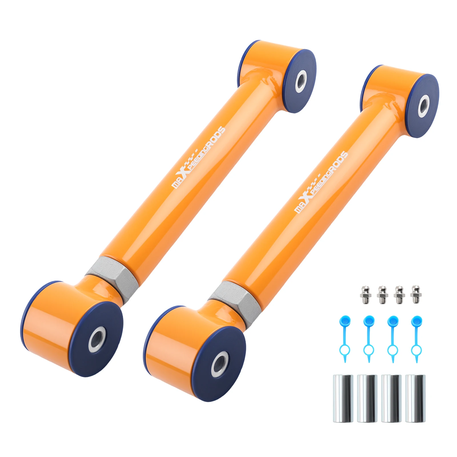 Gold/gray 2X Complete Adjustable Rear Upper Control Arm For Jeep Grand Cherokee ZJ 1993-1998 Wrangler TJ 1997-2006