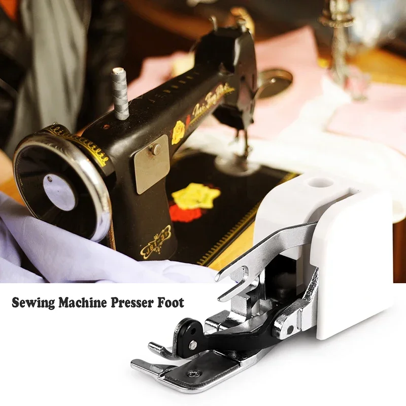 Household Side Cutter Overlock Sewing Machine Parts Presser Foot for All Low Shank Singer Profesional Tools Sewing Accessories