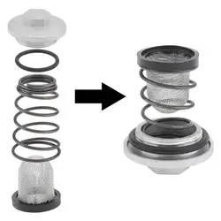 Scooter Oil Drain Plug Engine Sump Screw Plug With Spring Filter Scooter Accessories Compatible Replacement Parts For 50cc 125cc