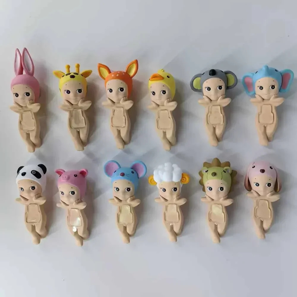 Мини-фигурки животных серии Sonny Animal в слепых коробках, аниме-фигурки, украшения, подарок на Рождество и день рождения