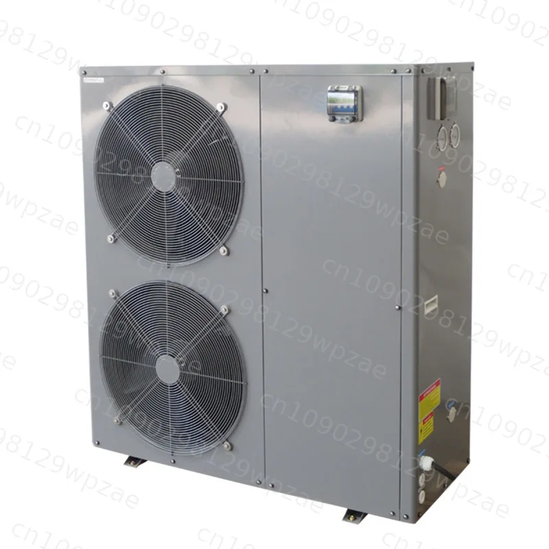 Air Source Heat Pump Industrial High Temperature Water Heater Screw Hot Cold Water Unit WiFi Function Solar Electric Powered