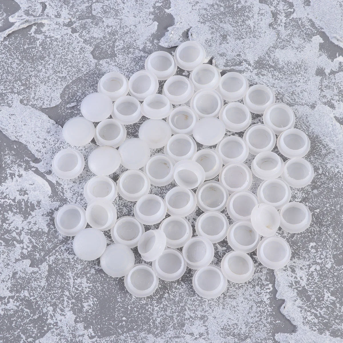 

50 PCS Screw Cover Decorative Hinge Plate Window Bolt Cabinet Door Kitchen Hinges