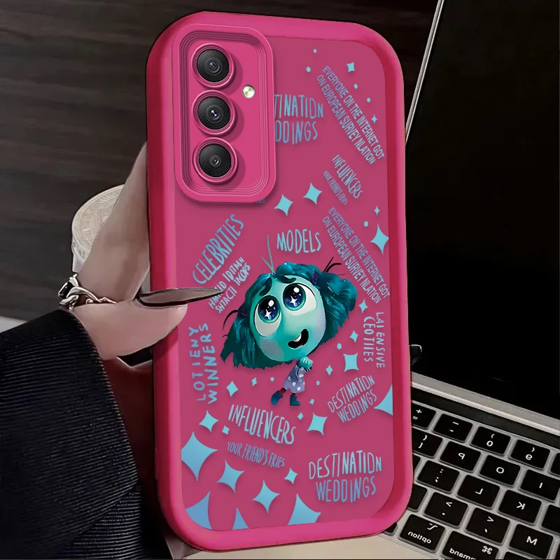 Custodia per telefono Disney Inside Out 2 per Samsung Galaxy A55 A15 A35 A25 A05 A05S 5G A24 A13 A23 A12 A22 A32 A52 A52S A71 A72 A51 Cover