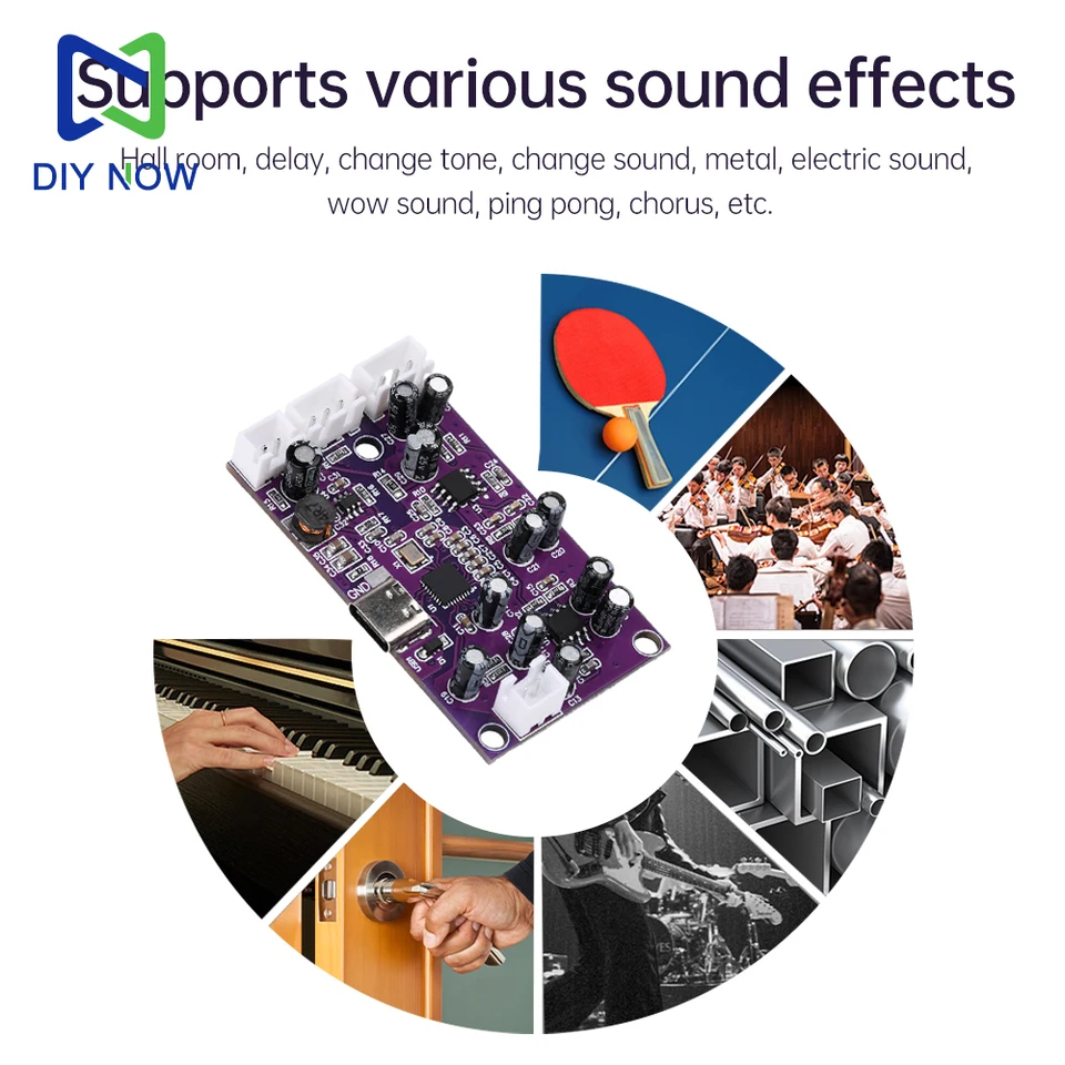 DC 12-18V DSP Digital Reverb Module
