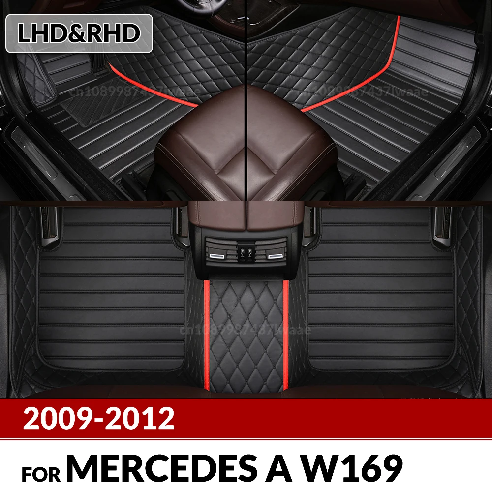 

Car floor mats for BENZ A class W169 2009 2010 2011 2012 Custom auto foot Pads automobile carpet cover interior accessories