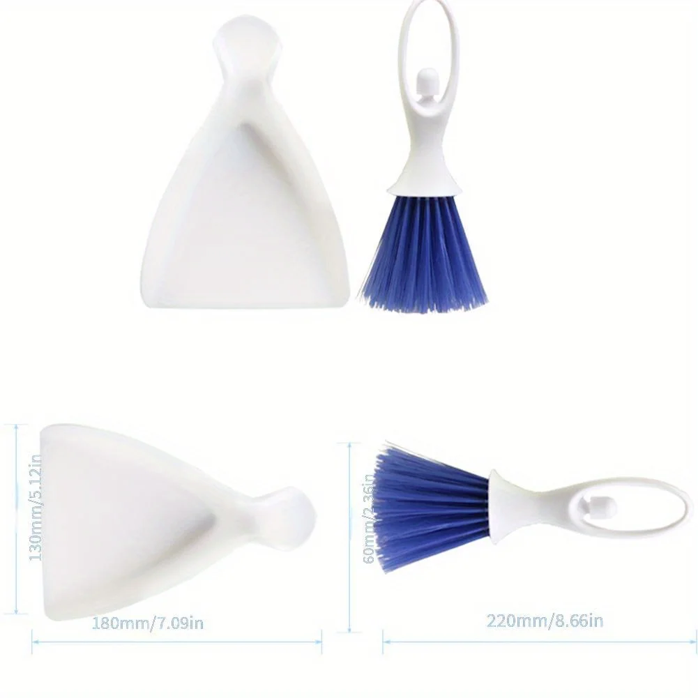 Mini Pet Cleaning Set - Dustpan, Broom, And Sweeping Brush For Hamsters, Guinea Pigs, And Small Pets - Perfect