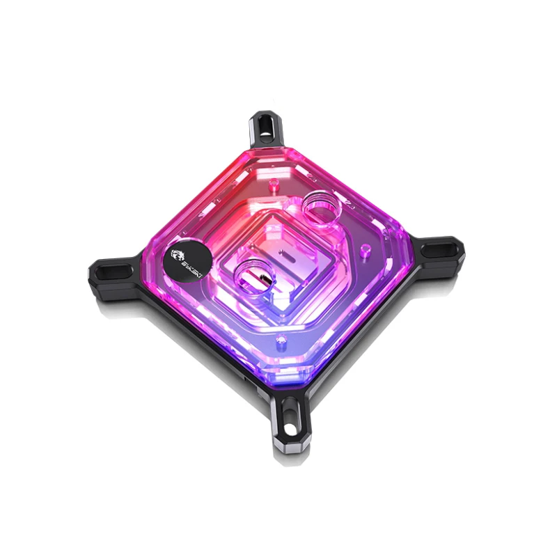 Bykski Processor CPU Block Cooler For INTEL LGA1700 /1200/115X/2011/2066,Acrylic,POM,Metal ,0.2mm Micro Channel CPU-XPR-I