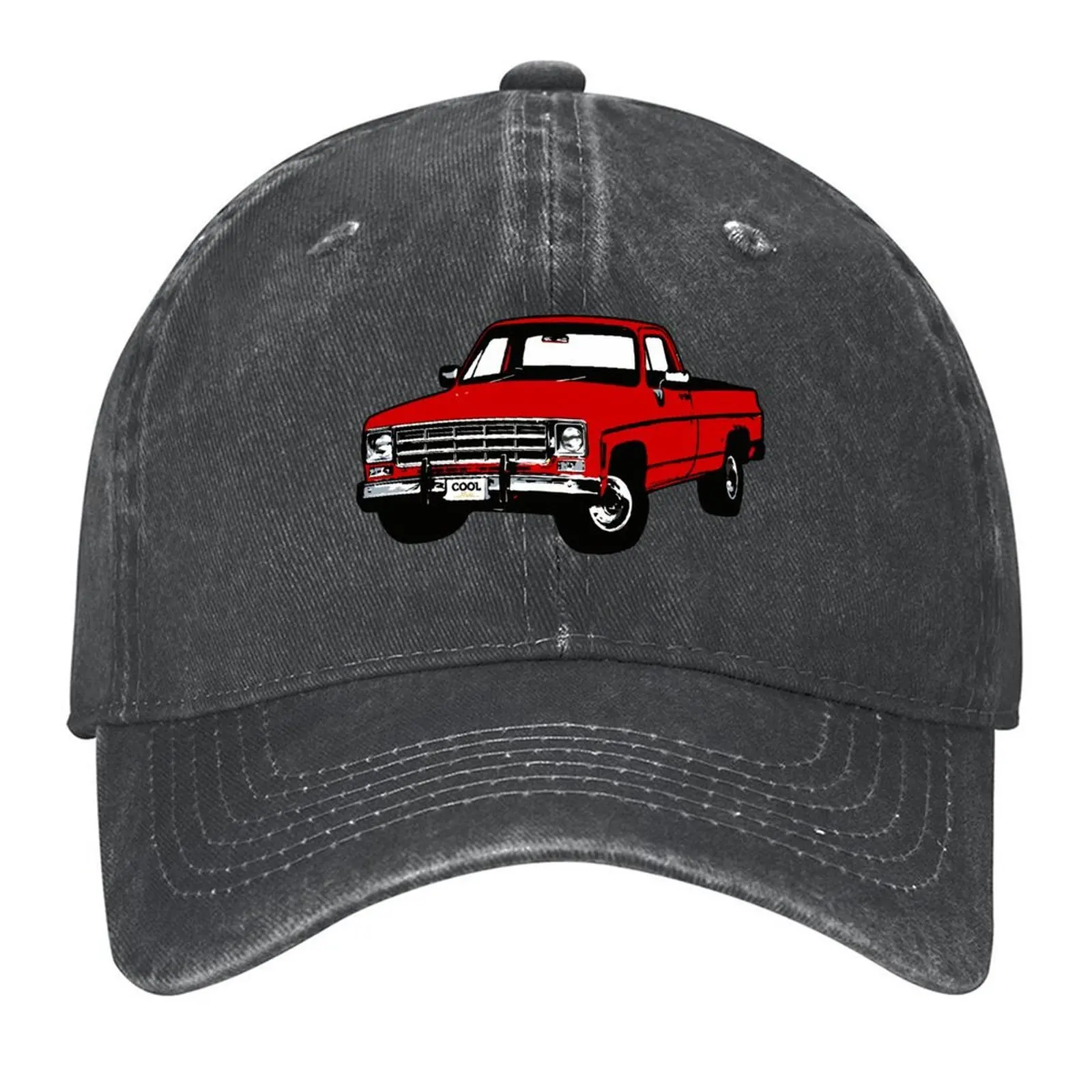

73-79 Red C Truck Baseball Cap Anime Hat Trucker Cap Luxury man cap fashionable Men Caps Women's