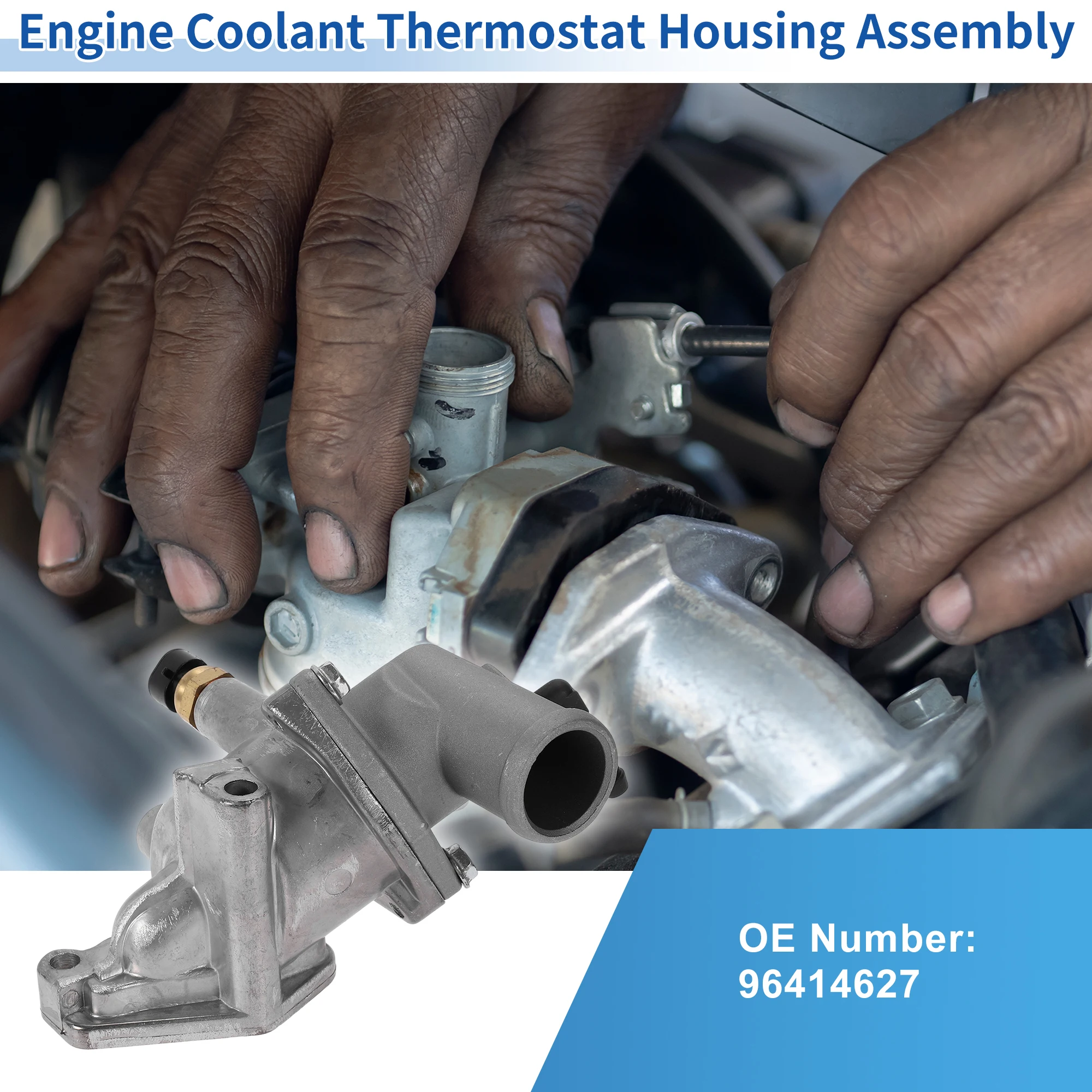 

Корпус термостата охлаждающей жидкости двигателя UXCELL в сборе No 96414627 для CHEVROLET LACETTI