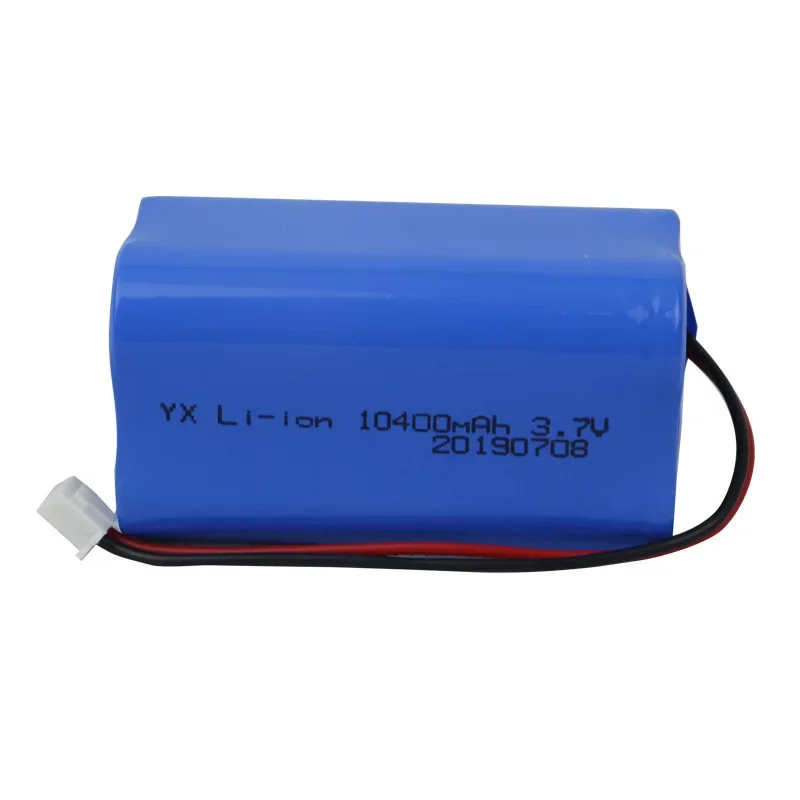3.7V 18650 4P Lithium Battery Pack for Fishing Lights LED Emergency Lights Miner's Lamps Electric Equipment with XH 2.54 Plug