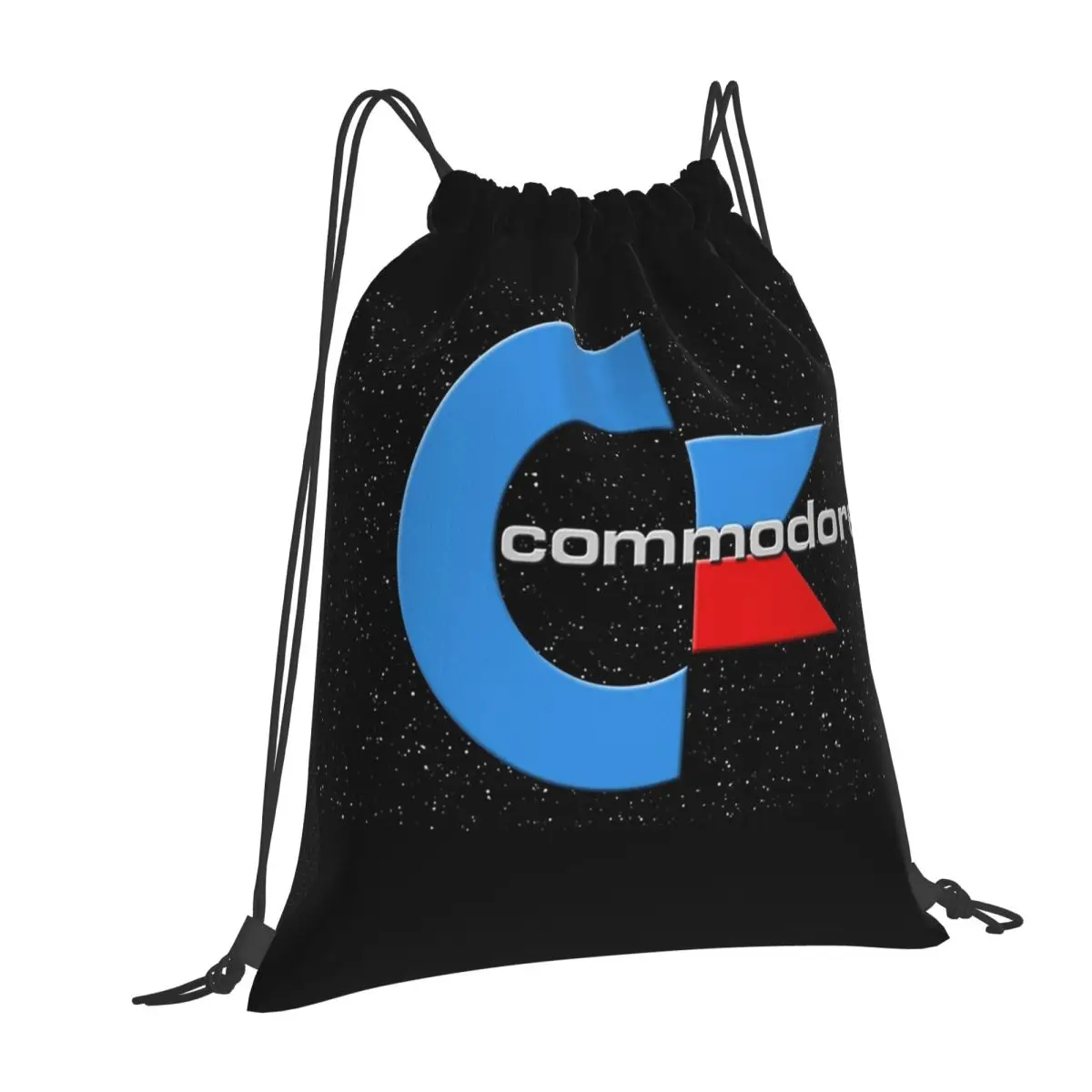 Commodore  Go Back To Your Childhood Backpacks Portable Drawstring Bundle Pocket Sundries Bag Book Bags for Man Woman School