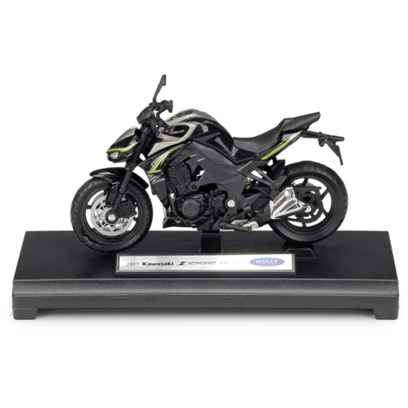 【未使用】Kawasaki Z1000 R Edition 1/18 WELLY WELLY 1:18 Kawasaki Z1000 R 2017 Alloy Sports Motorcycle Model
