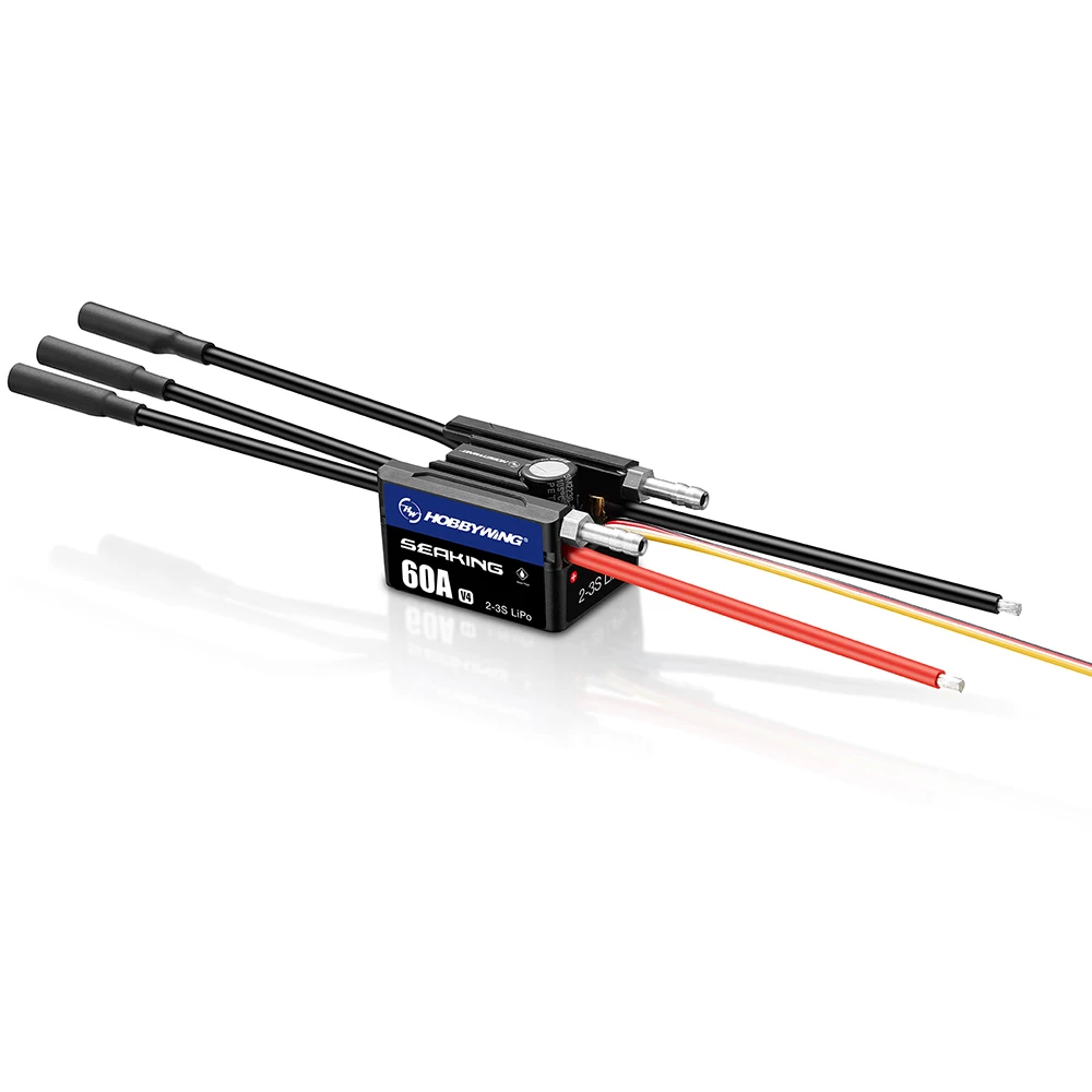 

Brushless ESC HOBBYWING Seaking V4 30A 60A 90A 120A for RC Model Boat Ship Toys Accessories