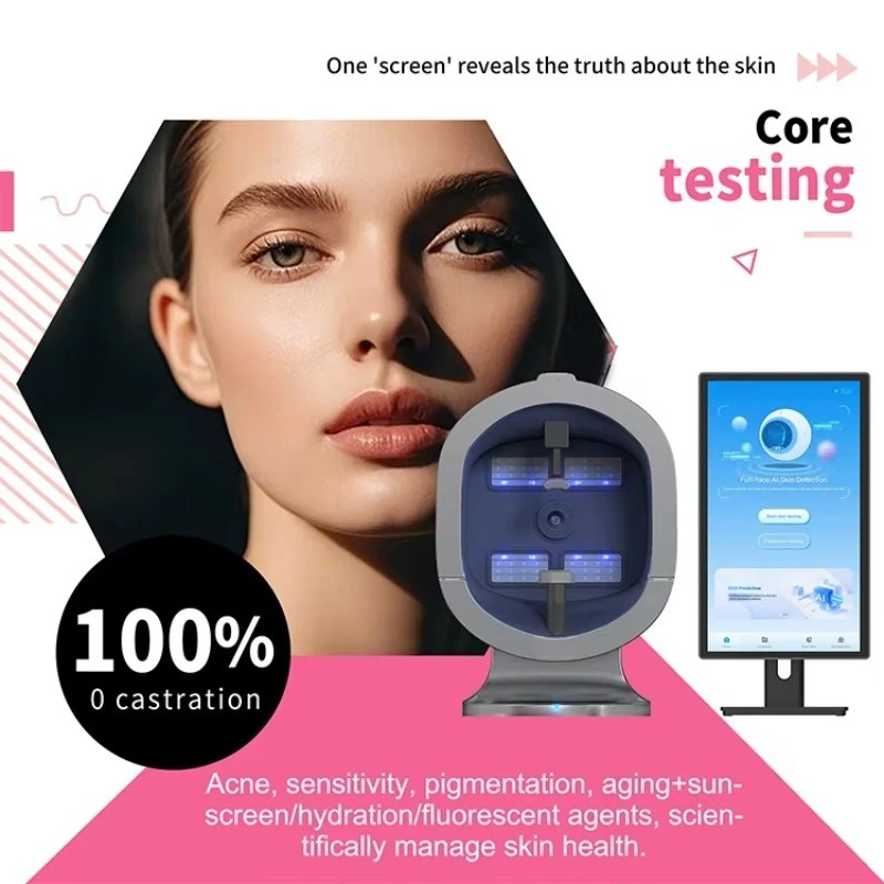 家庭用プロレベル肌分析機 フェイシャルスキンアナライザー 2025 頭皮毛包アナライザー 肌検査器