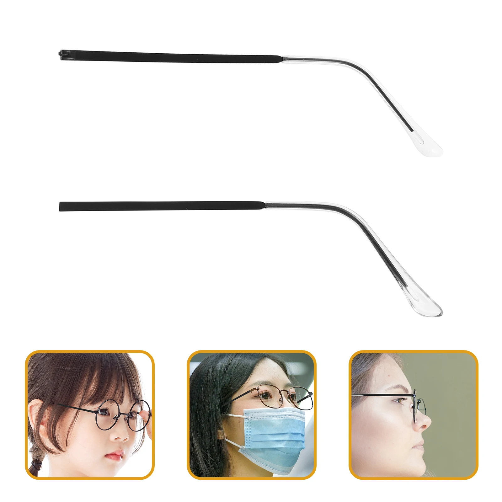 

Eyeglass Arm Replacement Metal Glasses Legs Universal Repair Parts Temple Arms Frames Accessories Easy Install Practical