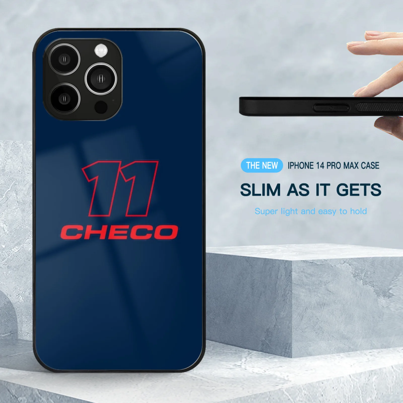 Sergio 'Checo' Perez 11 - Tempered Glass Case On For Iphone 15 14 13 12 11 X 8 7 Soft Silicone Cover Sergio Perez Checo Perez