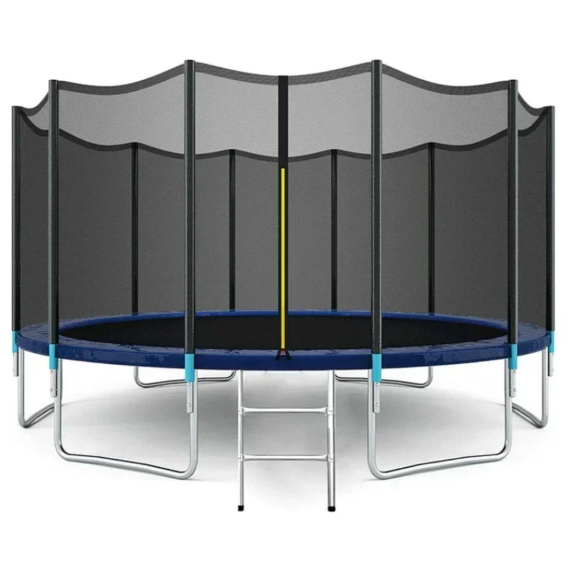 Attractive Price 16FT Indoor Outdoor Round Trampolines Kids Trampoline Park Jumping With Enclosures Hot sales