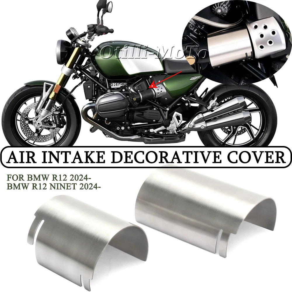 

For BMW R 12 NineT Nine T R12 2024- New Motorcycle Accessories Air Intake Decorative Cover Stainless Steel Protection Protective