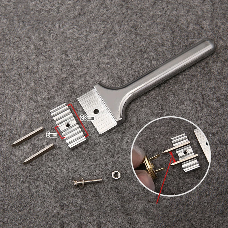 DIY Leather Craft Tool Magnetic Button Cclasp Clasps installation Tools Hhandmade Drilling Punch Tool
