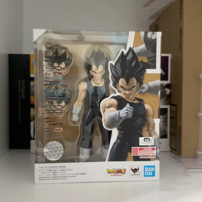 

In Spot Bandai Shf Black Hair Begita Dragon Ball Super Hero Super Hero Theater Bida Movable Desktop Collection Toy