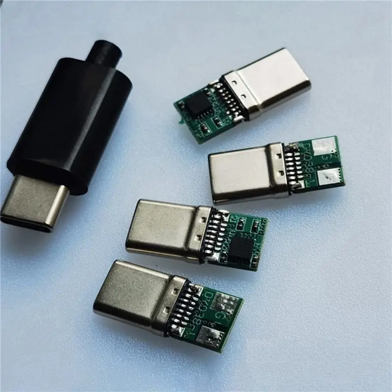 [AAAE 2026] 20Pcs 12V PD/QC Decoy Board Fast Charge Module With Shell PD 2 3.0 DC Trigger USB Type-C Male QC4 Charge Connector B