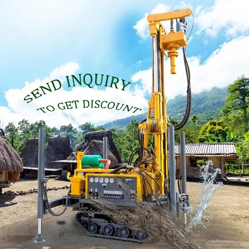 Factory Pneumatic Water Well Drilling Rig for Mounted Well Drill