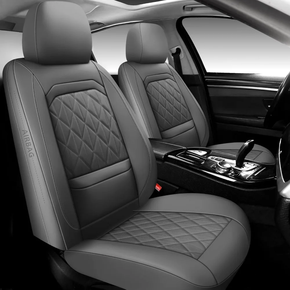 

Универсальные роскошные кожаные чехлы на автомобильные сиденья — водонепроницаемый и защитный полный комплект для салона автомобиля