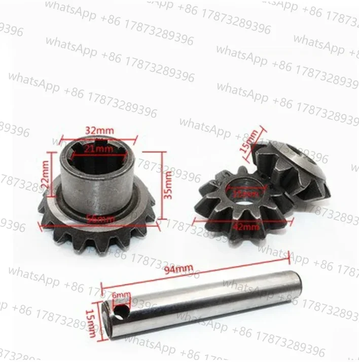 Electric Tricycle Accessories Differential Planetary Gear Box Rear Axle Gear Bevel Gear