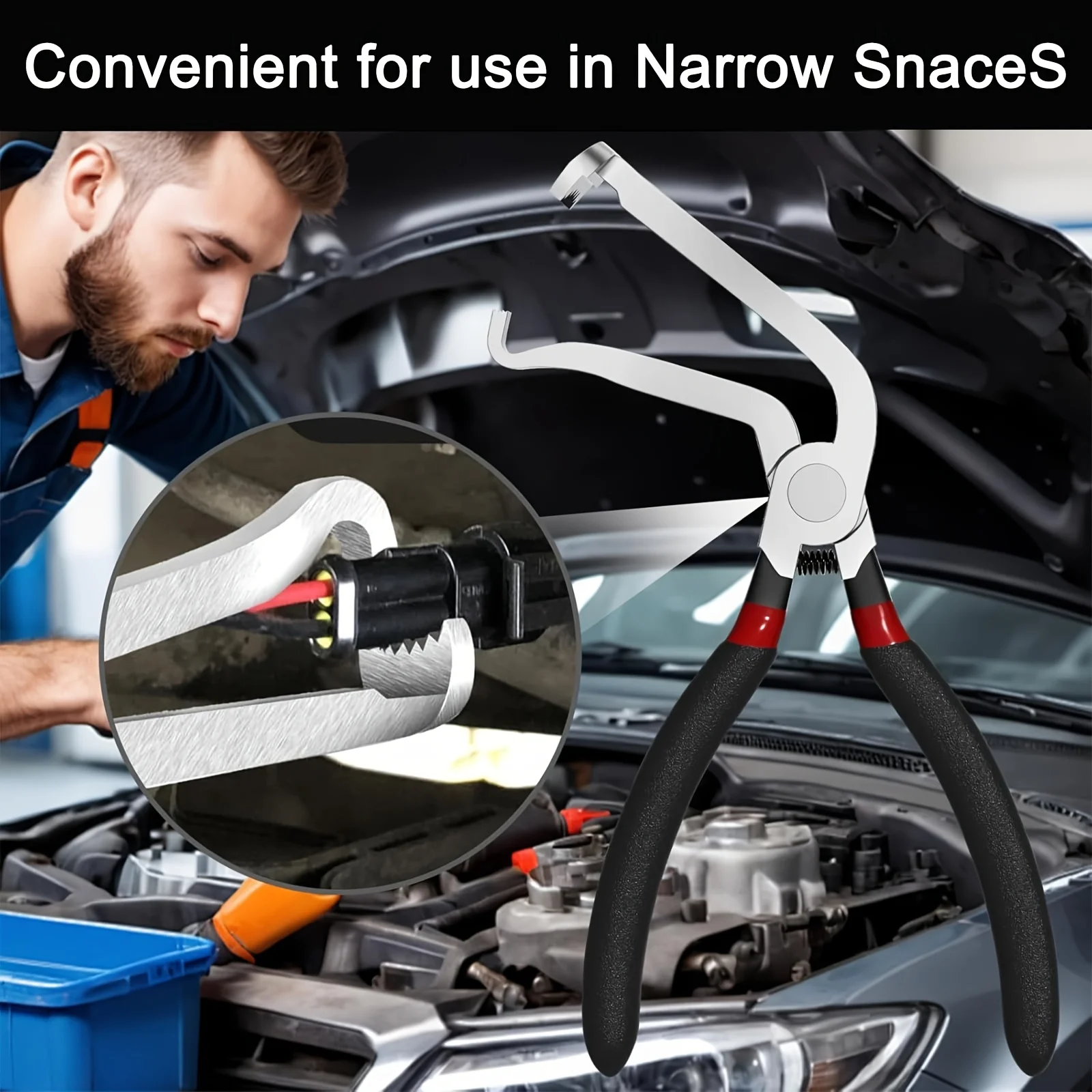 Professional Automotive Wire Disconnect Pliers Set Multi Tool Kit for Electrical System Harness Separation and Removal