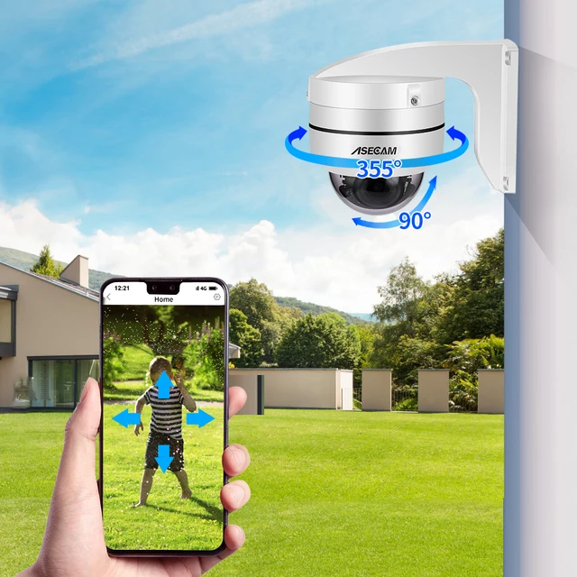 Hikvision Compatible 8MP 4K PTZ IP Camera Outdoor Dome Onvif PoE 5X Optical Zoom CCTV Audio AI Auto Tracking Surveillance Camera 2 Hikvision Compatible 8MP 4K PTZ IP Camera Outdoor Dome Onvif PoE 5X Optical Zoom CCTV Audio AI Auto Tracking Surveillance Camera 2