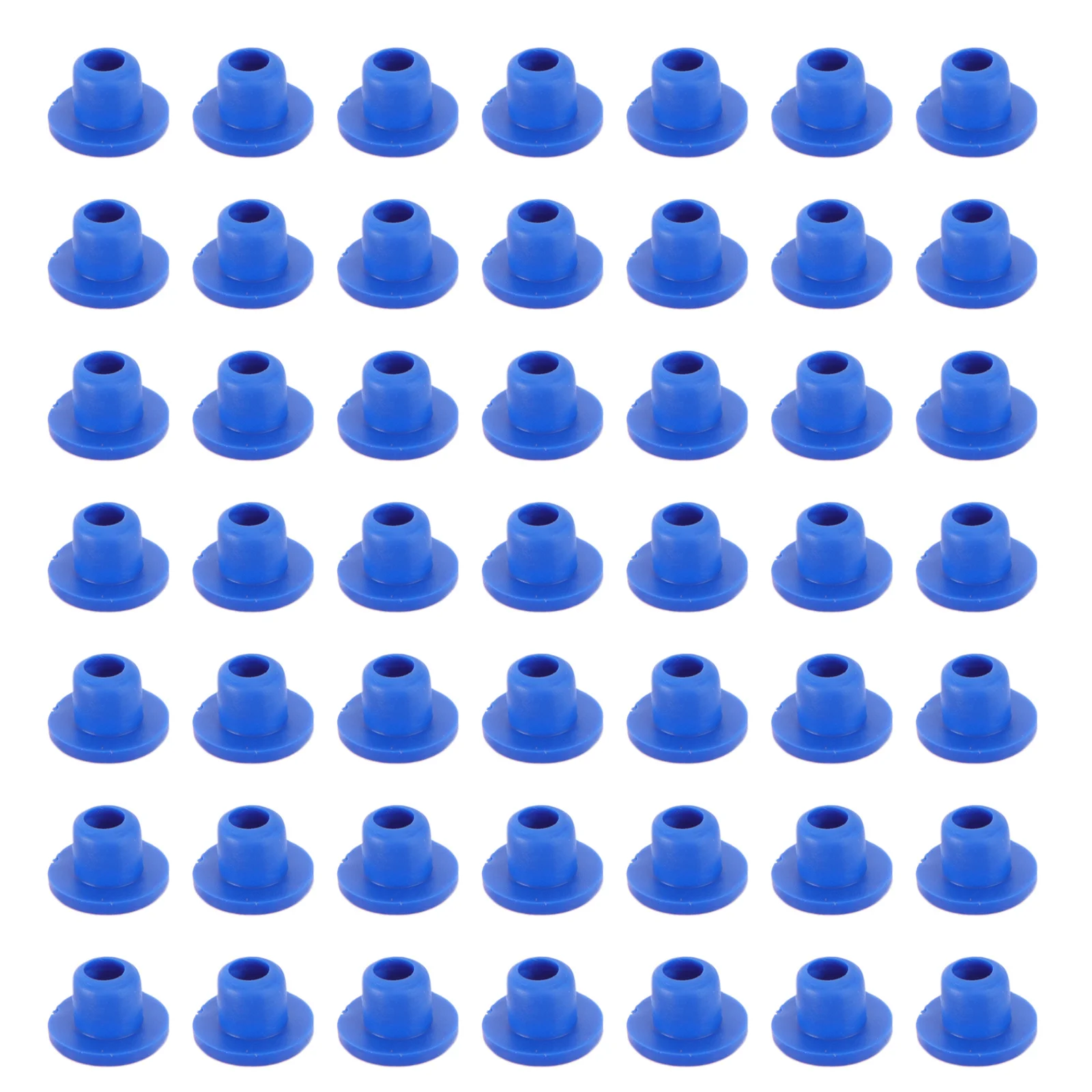 100 قطعة وسادة إبرة لآلة الوشم لفائف T-شكل سيليكون دبوس الحلقات استبدال أجزاء دبوس جروميت سيليكون جروميت #1