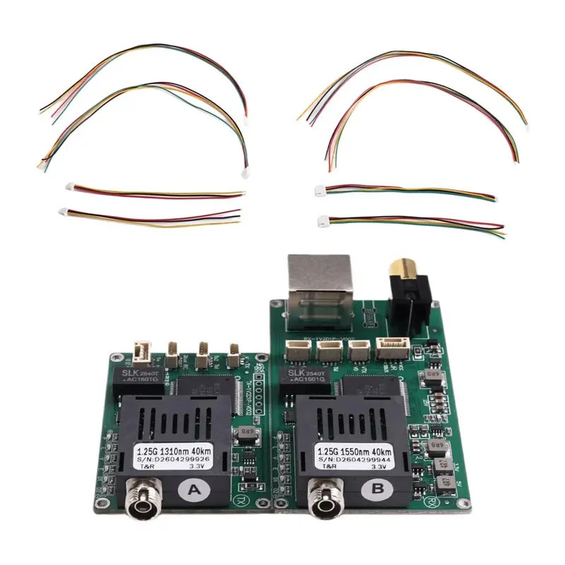 Reliable-40KM TTL Optical Transceiver Module TX/RX Optical Terminal Equipment DC5.5-26V Drone-Specific,40KM TTL Optical Transcei