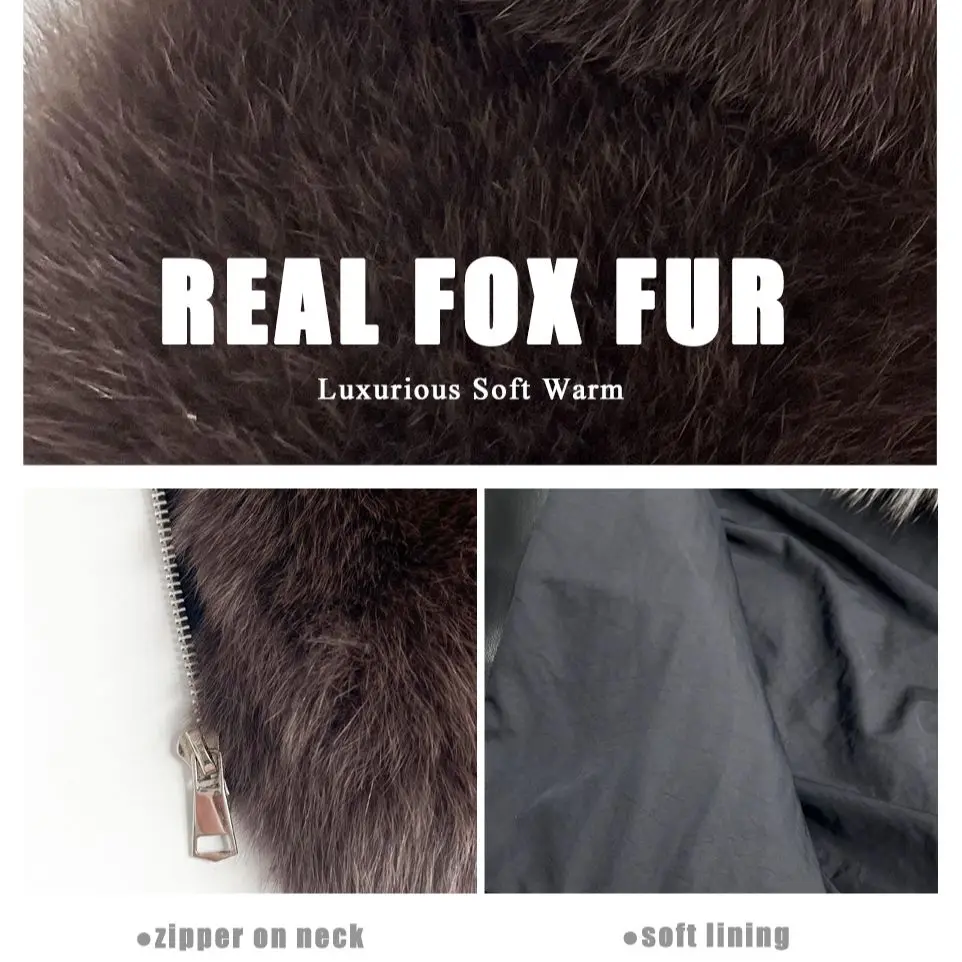 JANEFUR-Poncho de piel de zorro para mujer, abrigo de piel Real de lujo, Jersey largo suelto, ropa de abrigo elegante para mujer, venta al por